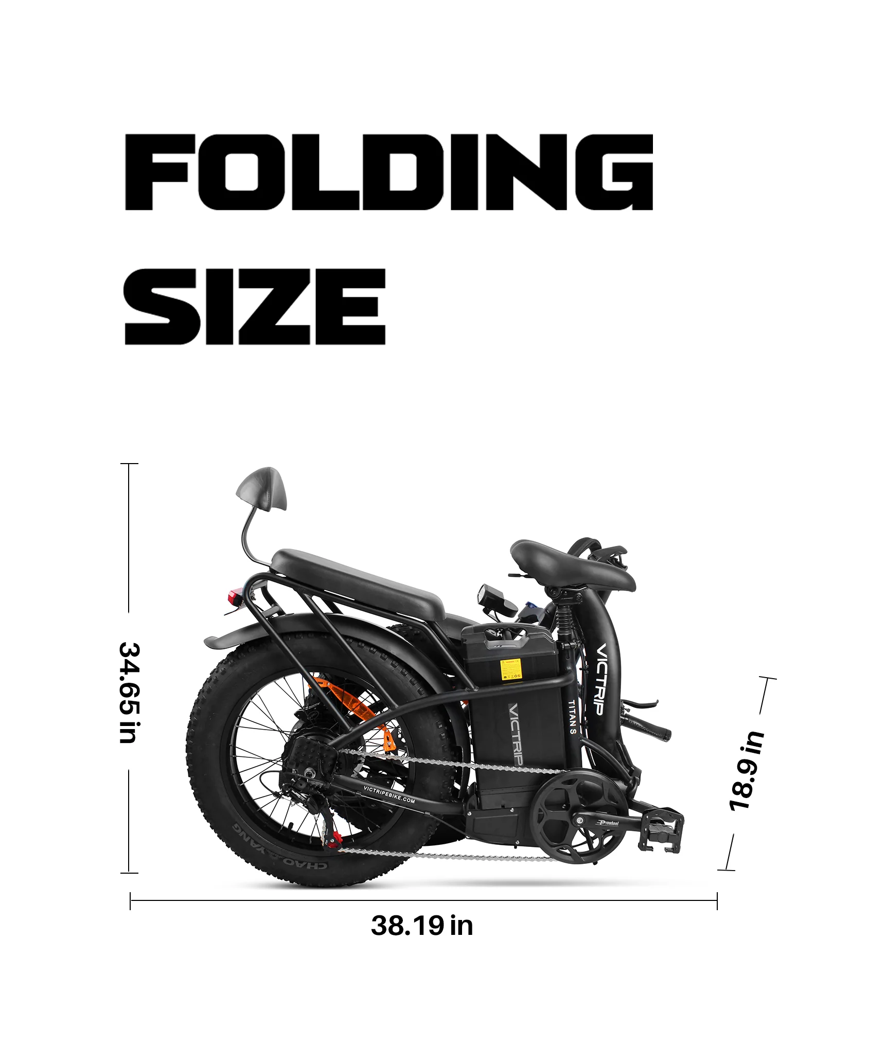 VICTRIP® TITAN S 1000W Long Range Ebike - Image 9