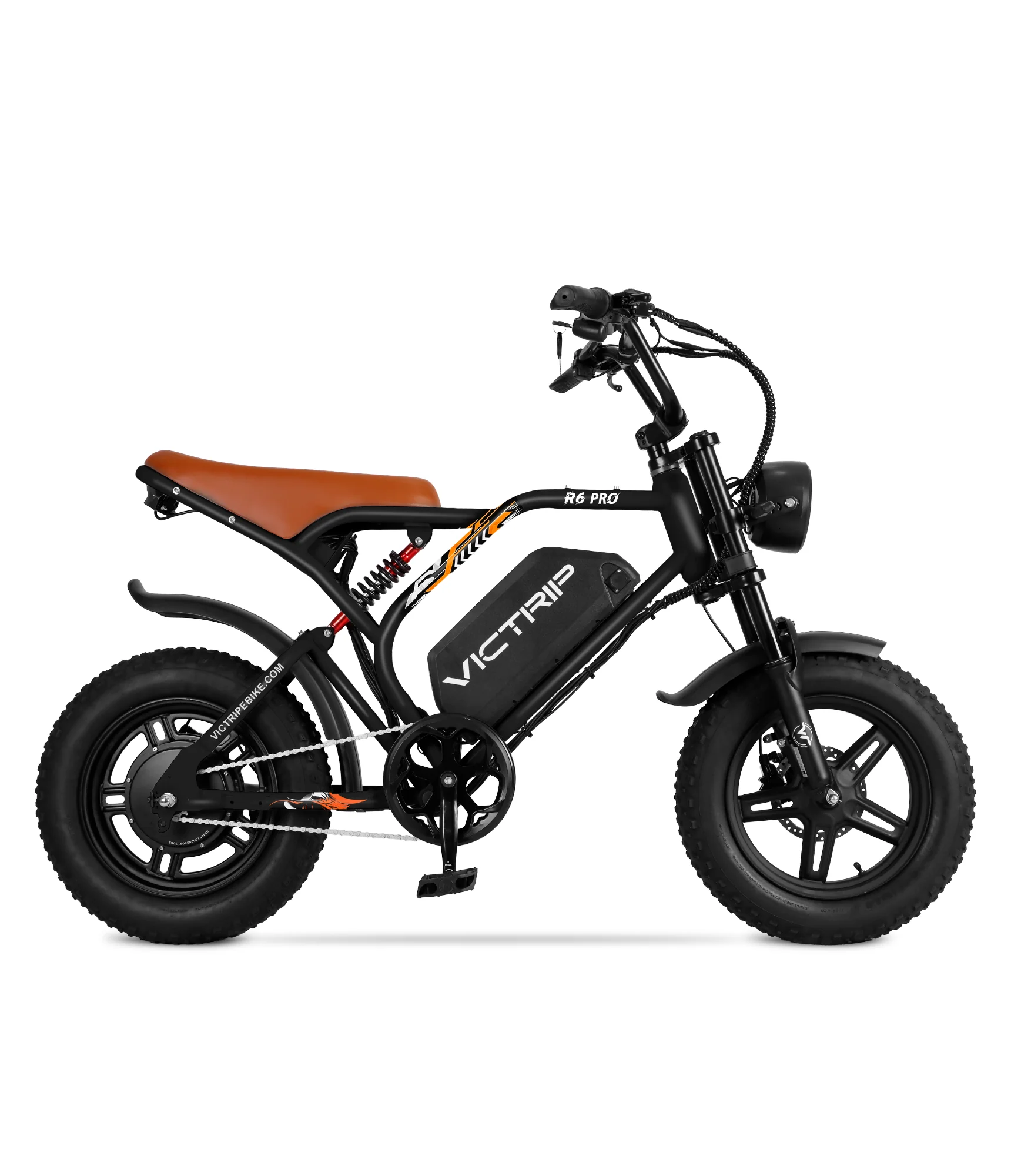 VICTRIP®R6 Pro - 1500W Full Suspension Moped Style EBike - Image 14