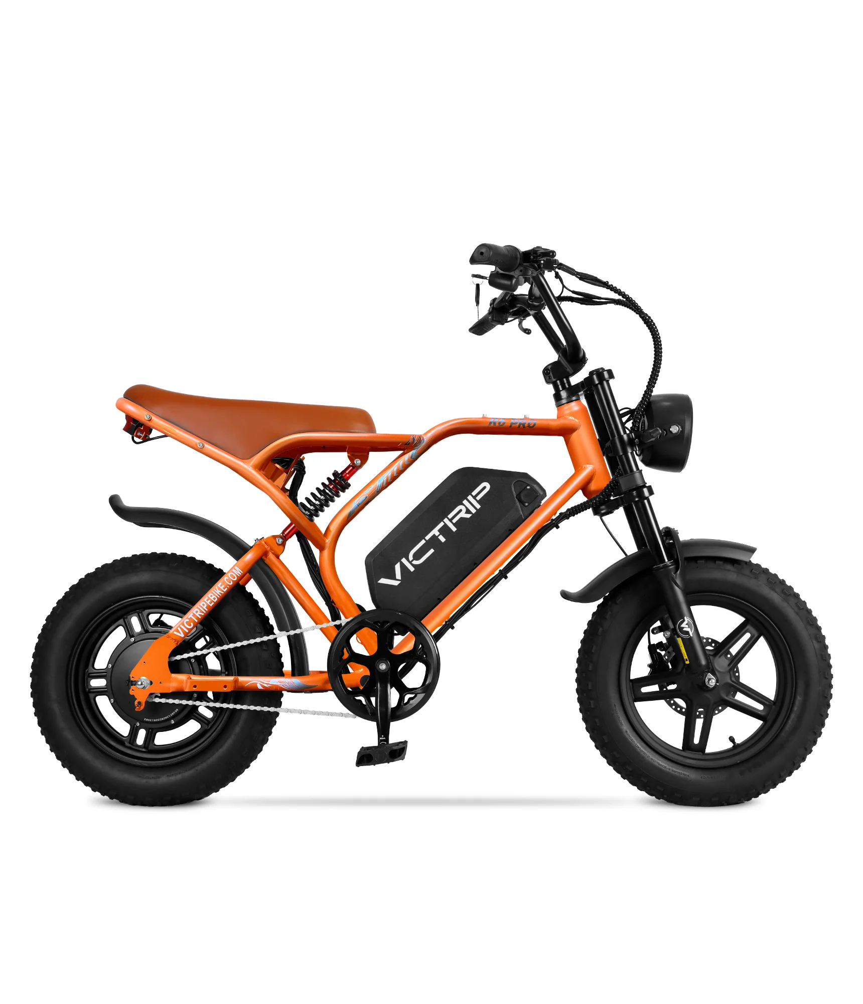 VICTRIP®R6 Pro - 1500W Full Suspension Moped Style EBike - Image 15