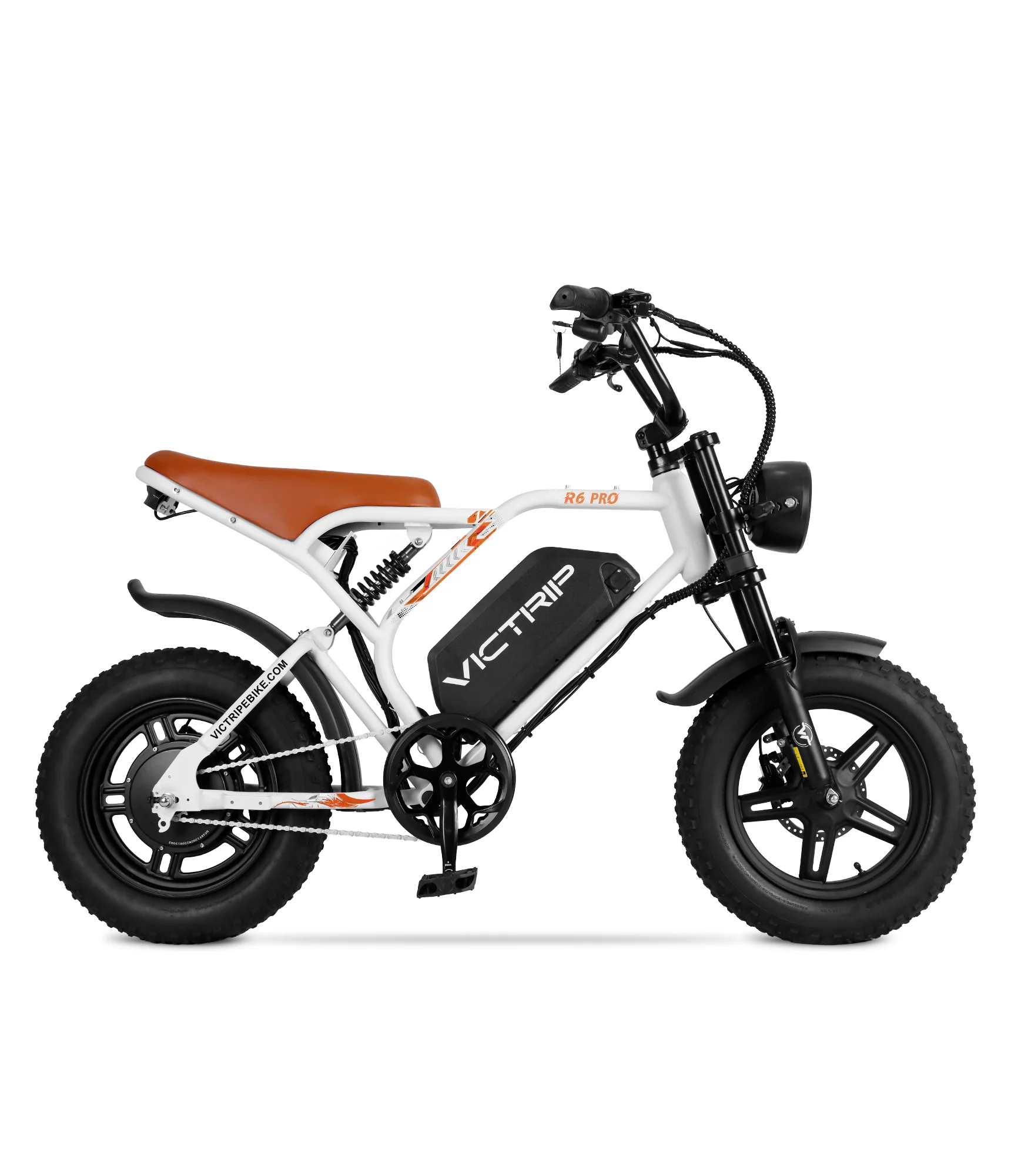 VICTRIP®R6 Pro - 1500W Full Suspension Moped Style EBike - Image 16