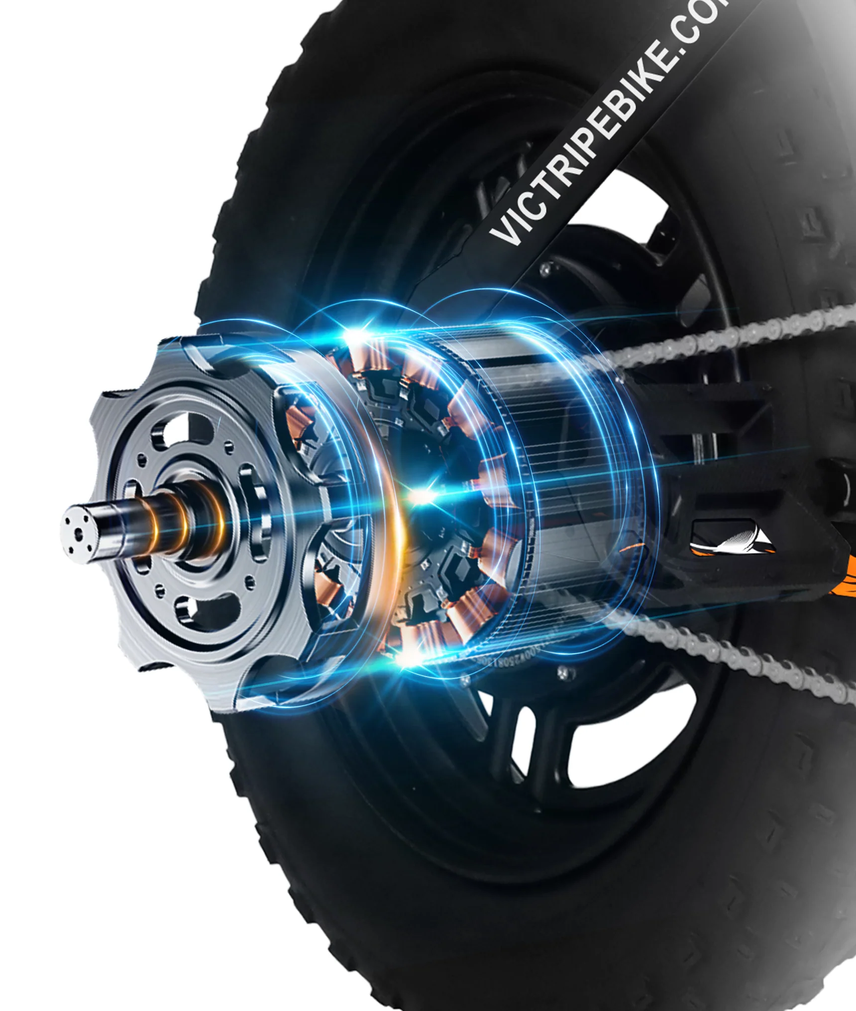 VICTRIP®R6 Pro - 1500W Full Suspension Moped Style EBike - Image 7